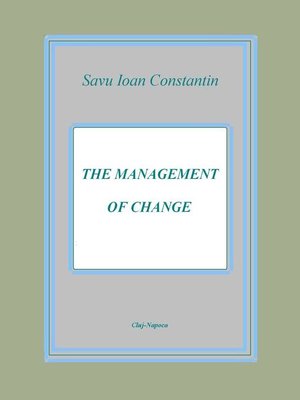 cover image of The Management of Change
